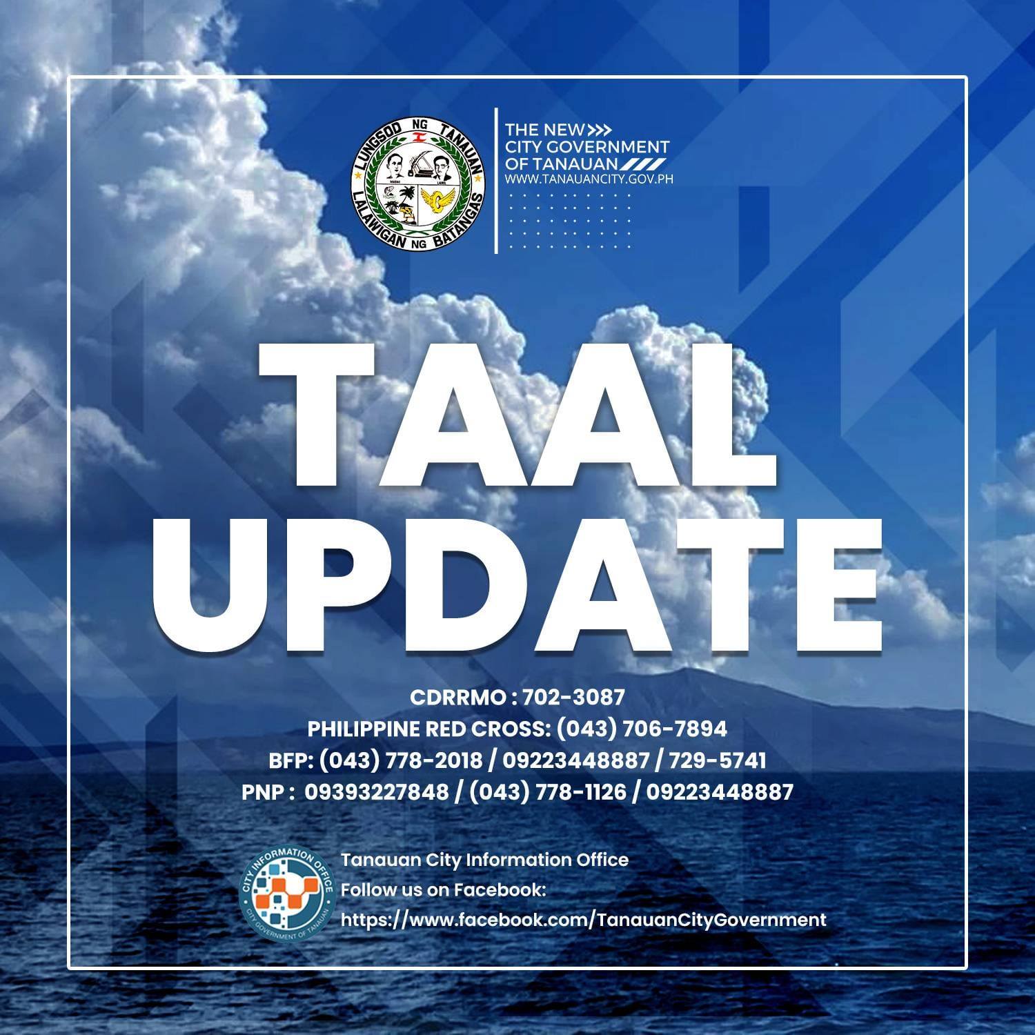 TAAL UPDATE|Philippine Institute of Volcanology and Seismology (PHIVOLCS-DOST)