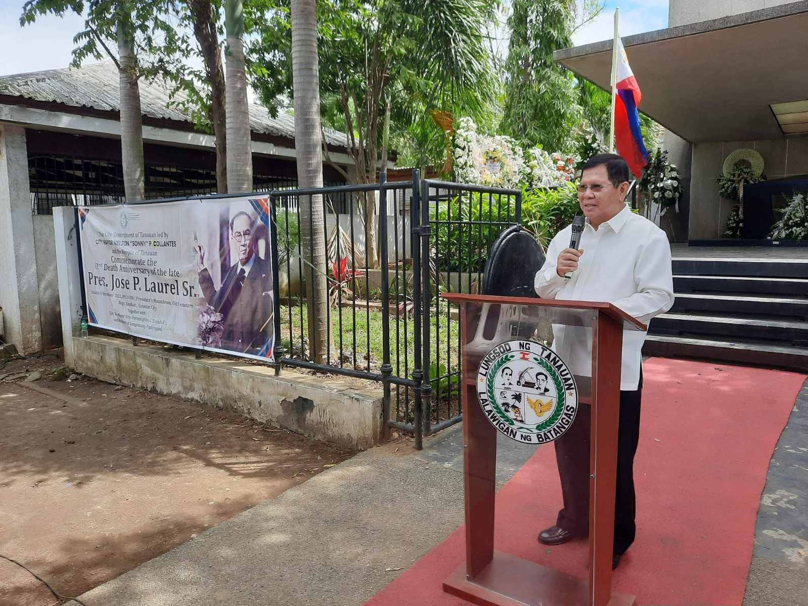 Commemorating the 63rd Death Anniversary of President Jose P. Laurel Sr.