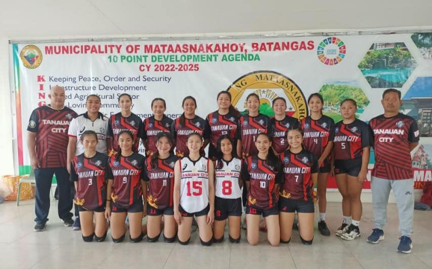 Tanauan City Womens Volleyball Team, wagi laban sa Team Agoncillo!