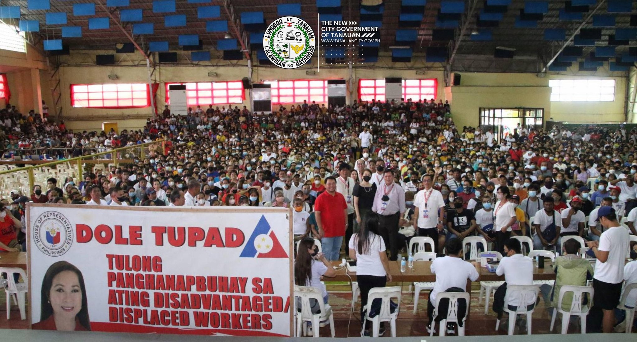DOLE TUPAD Payout para sa 1,562 na mga Tanaueño