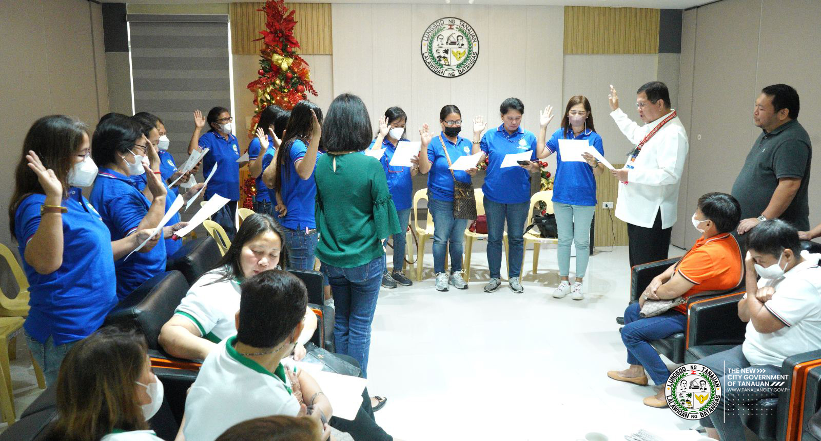 Oathtaking ng mga bagong Opisyales ng Federation of Barangay Health Workers