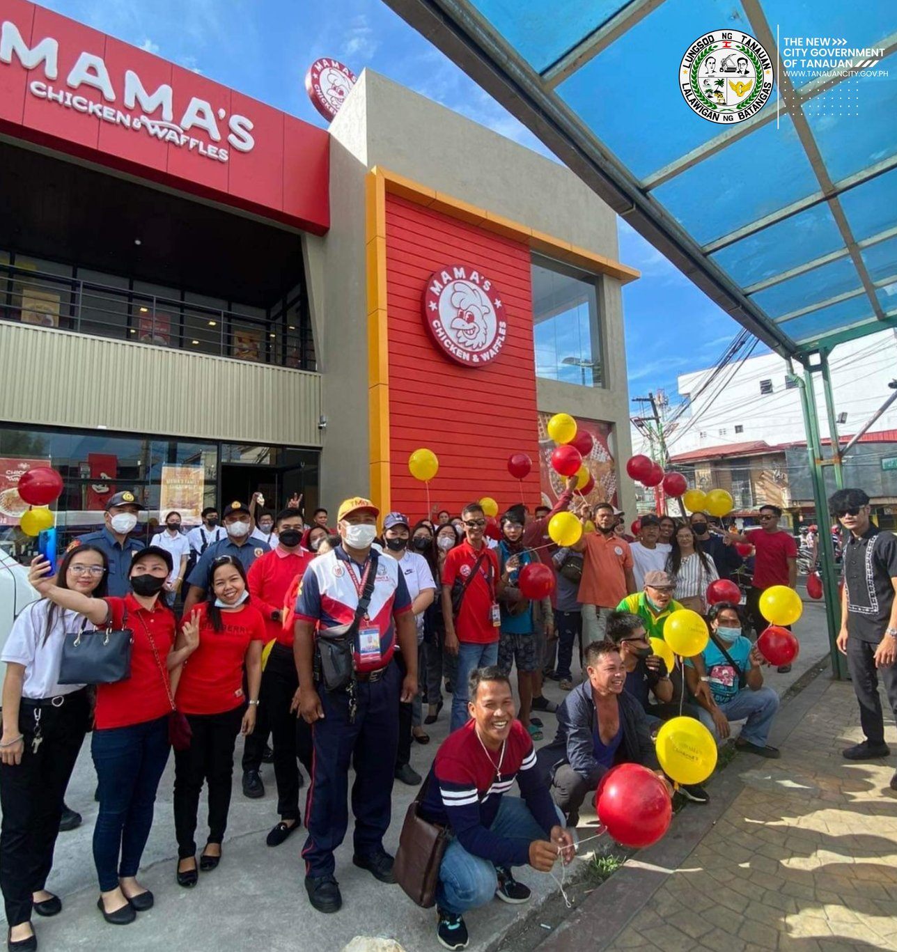 Congratulations on your grand opening, Mama’s Chicken & Waffles-Tanauan branch!