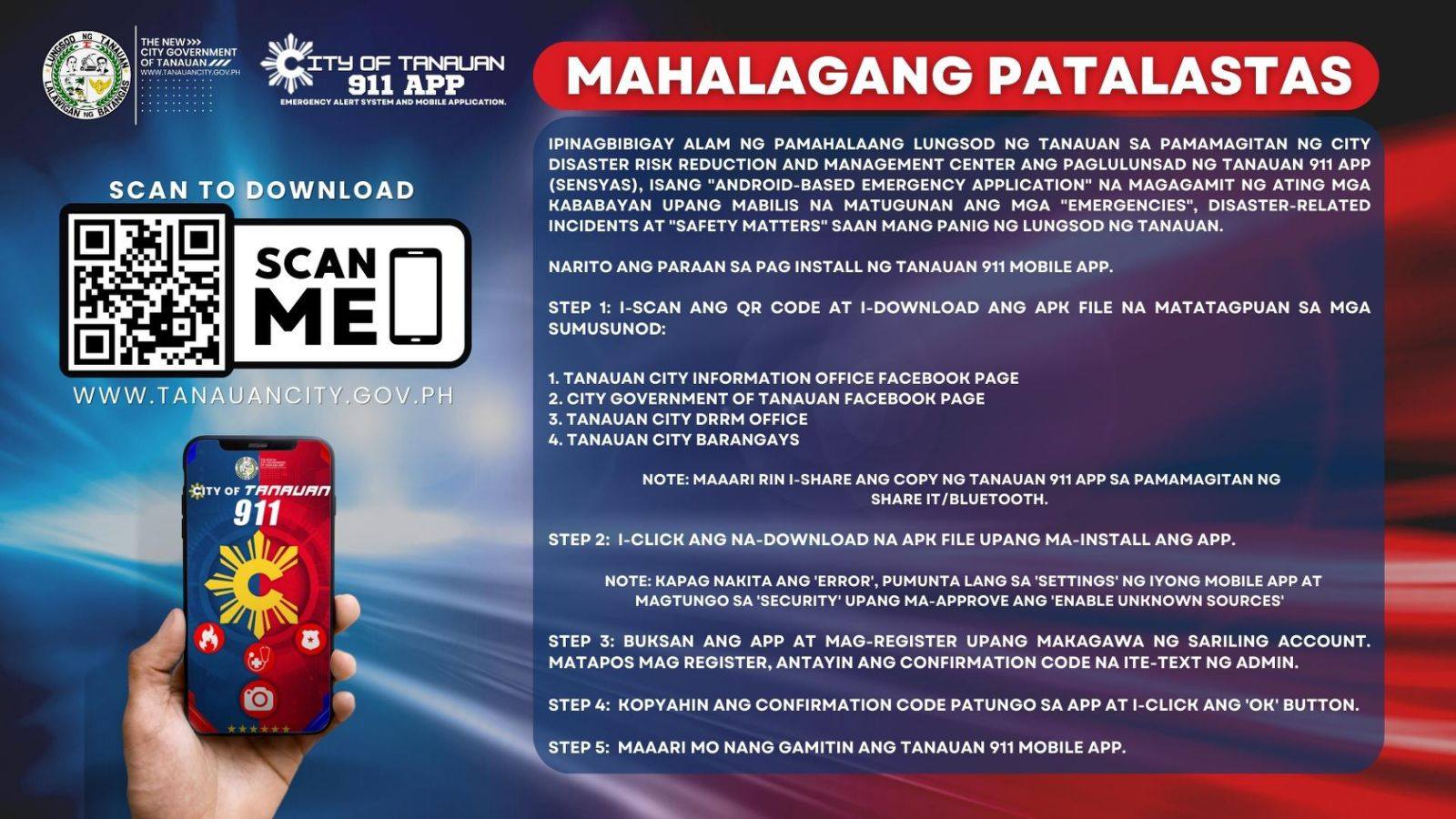 TANAUAN 911 APP (SENYAS)