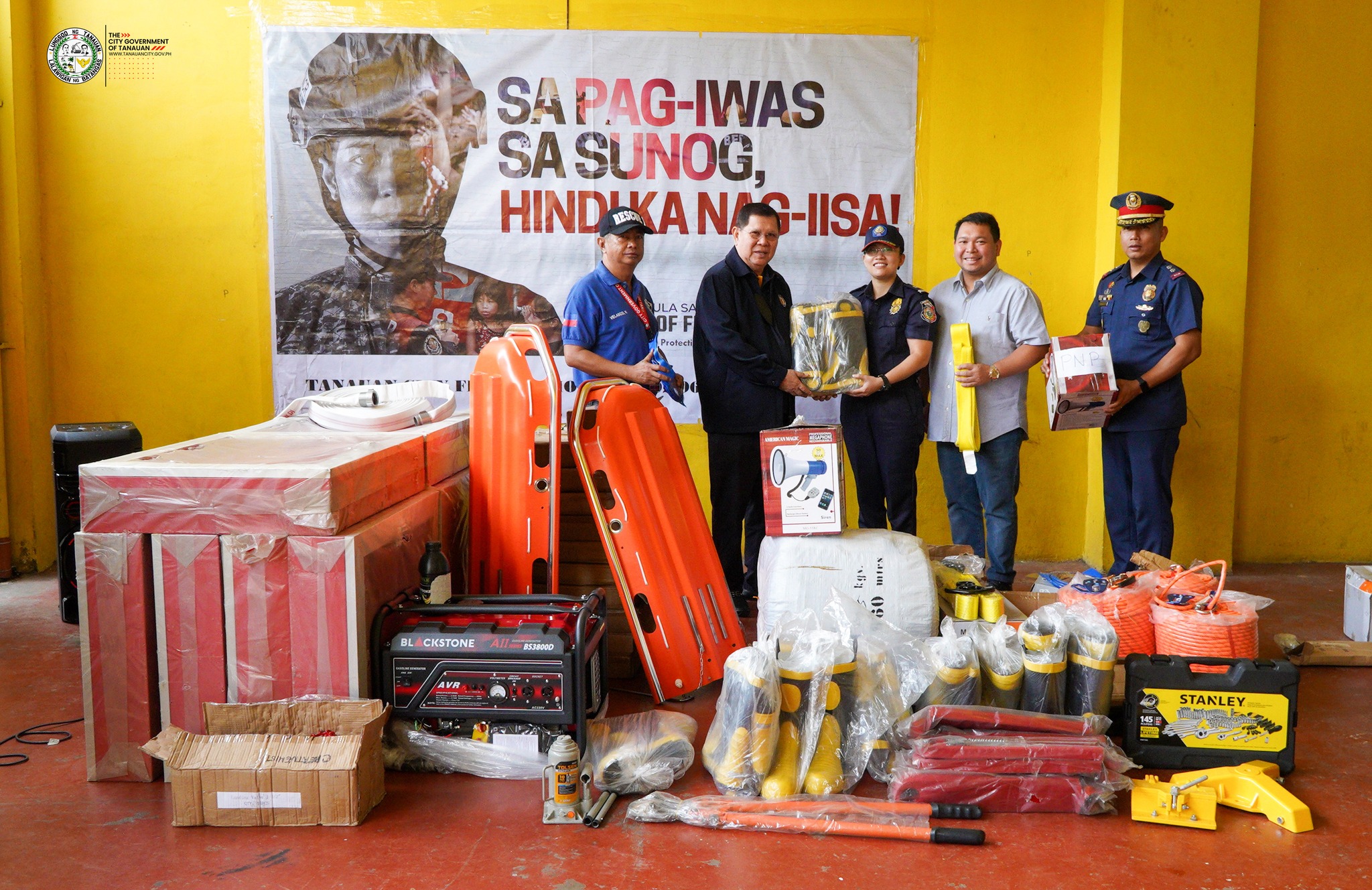 BFP Tanauan City Rescue Equipments