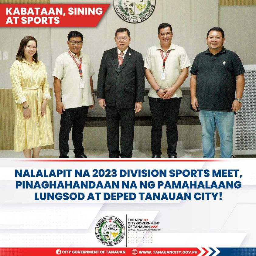 Nalalapit na 2023 Division Sports Meet, pinaghahandaan na ng pamahalaang lungsod at DepEd Tanauan City