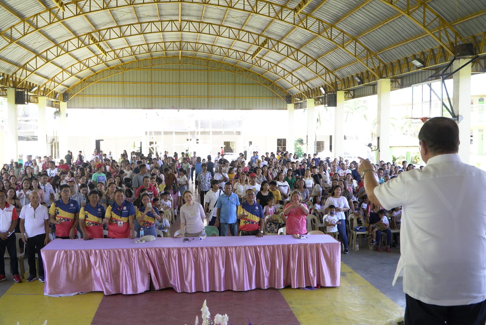 Moving Up Ceremony  Daycare Center students from Brgy. Banjo East, Banjo West, Ramonita County Homes at Darasa Central.