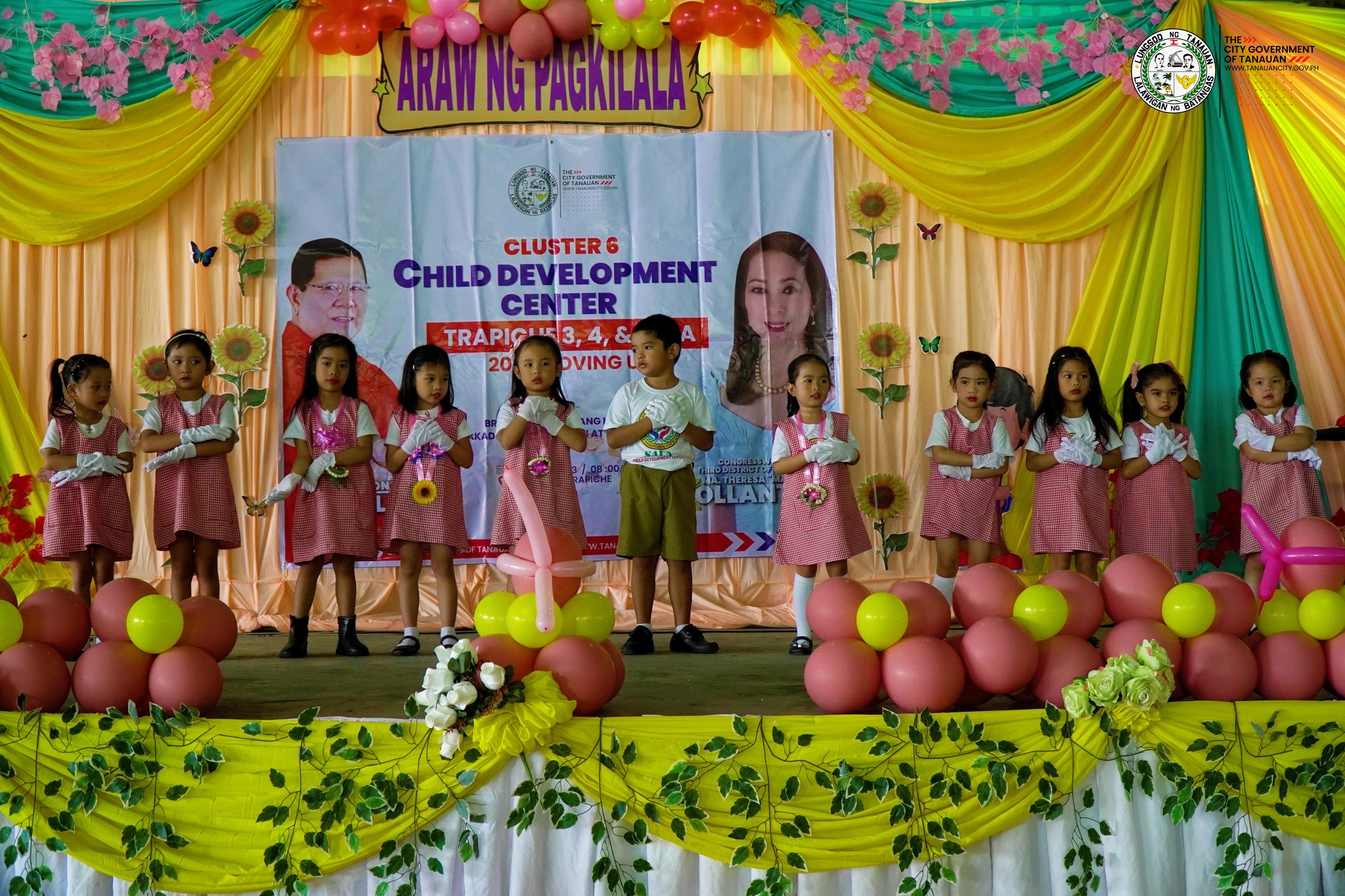 Moving Up Ceremony ng Daycare Center students mula Brgy. Trapiche at Brgy. Sala.