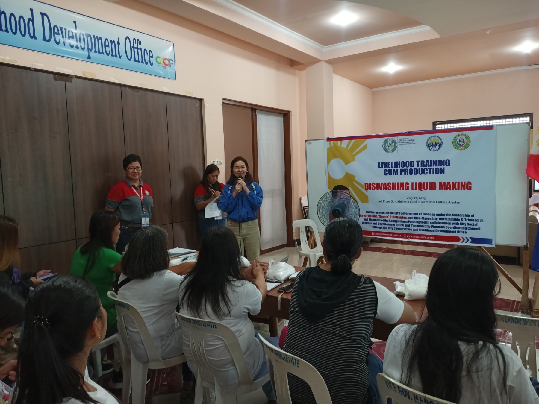 Livelihood Training Production-Dishwashing Liquid