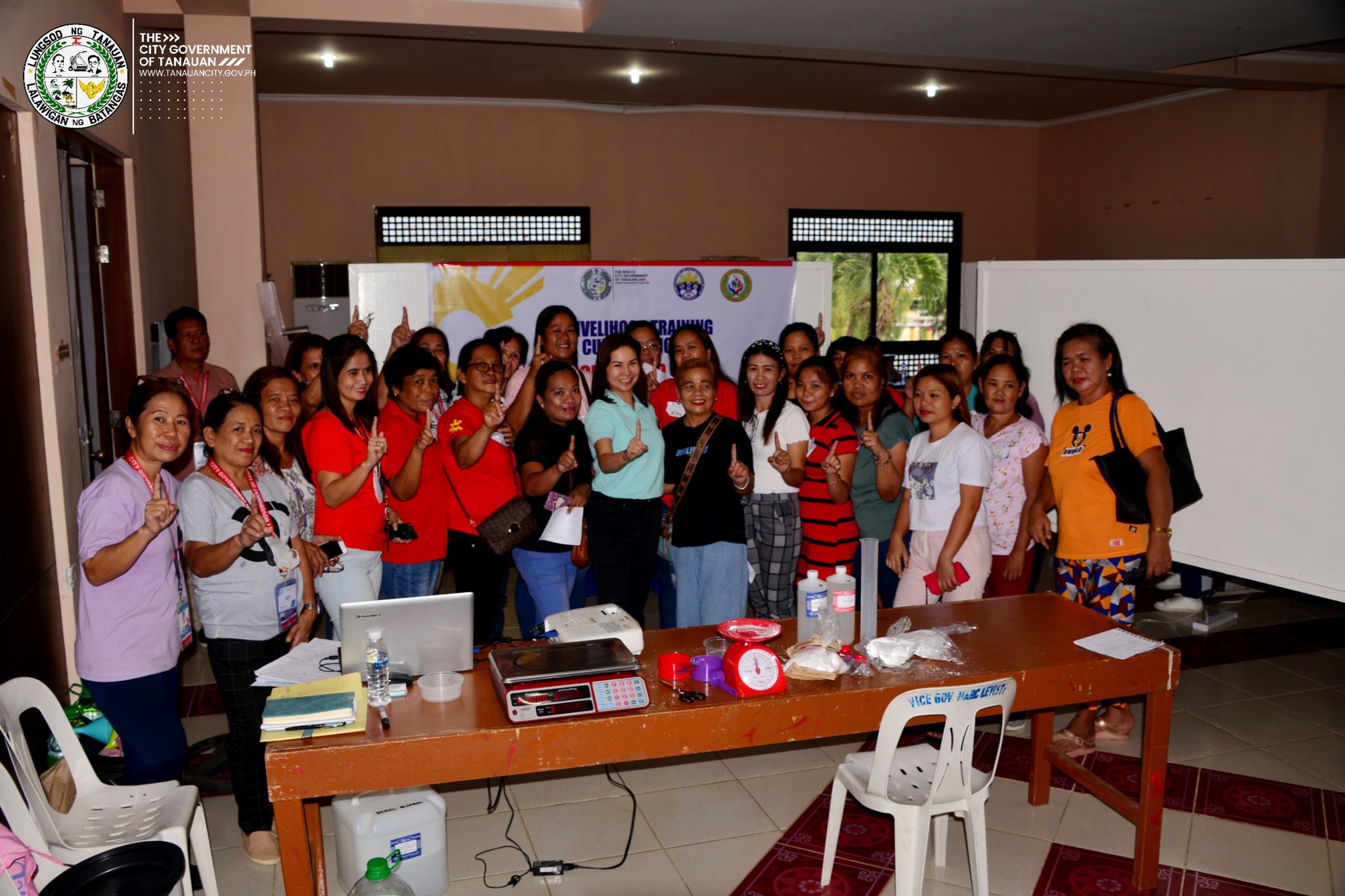 Business Coaching at Hand Sanitizer Training