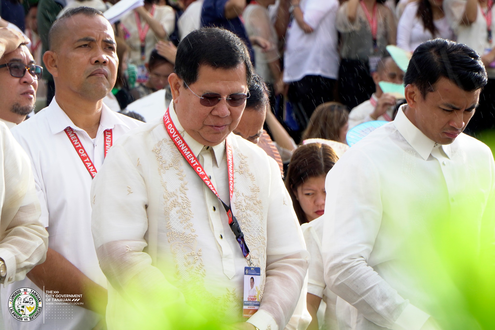 Regular na pagtataas ng Watawat ng Pilipinas sa Lungsod ng Tanauan.