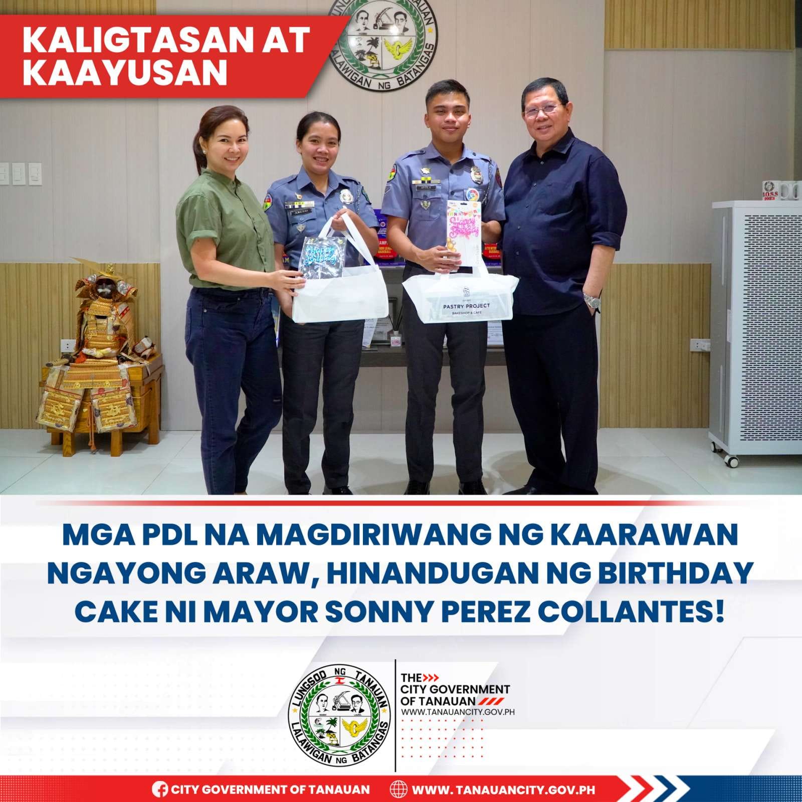 Birthday Cake para sa PDL ng Lungsod ng Tanauan