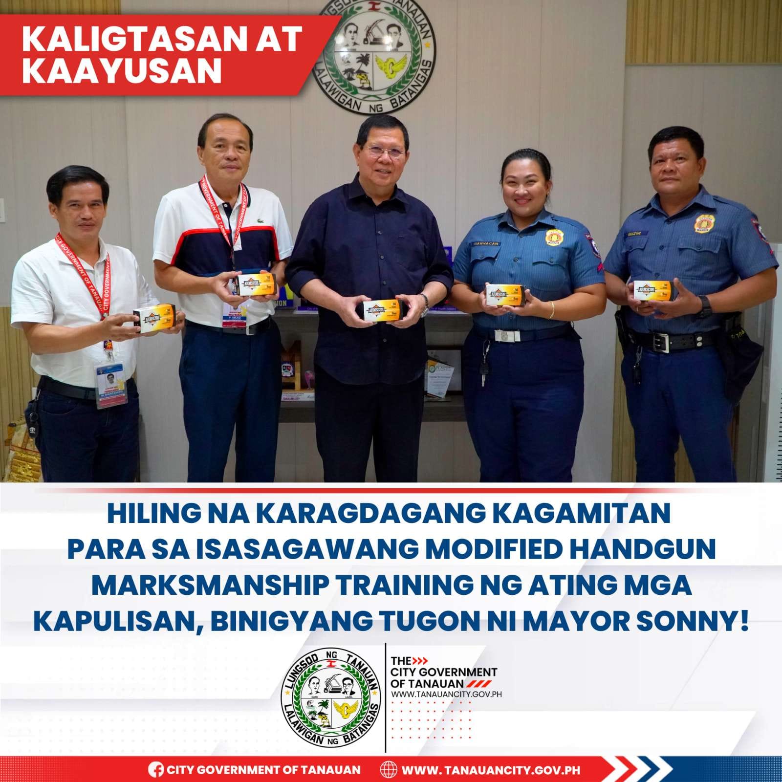 Modified Handgun Marksmanship Training