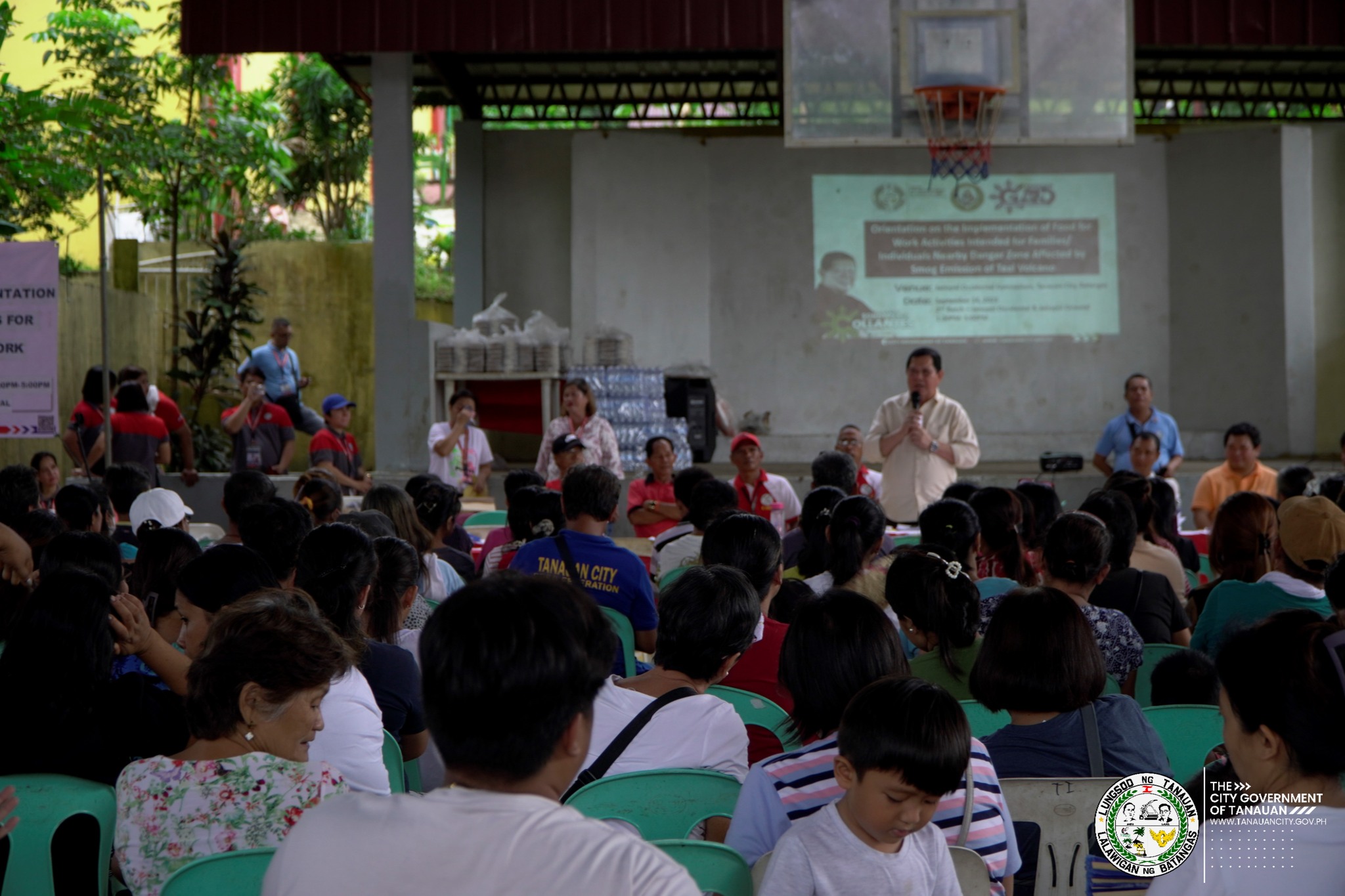 Interview and Orientation ng Food for Work Program