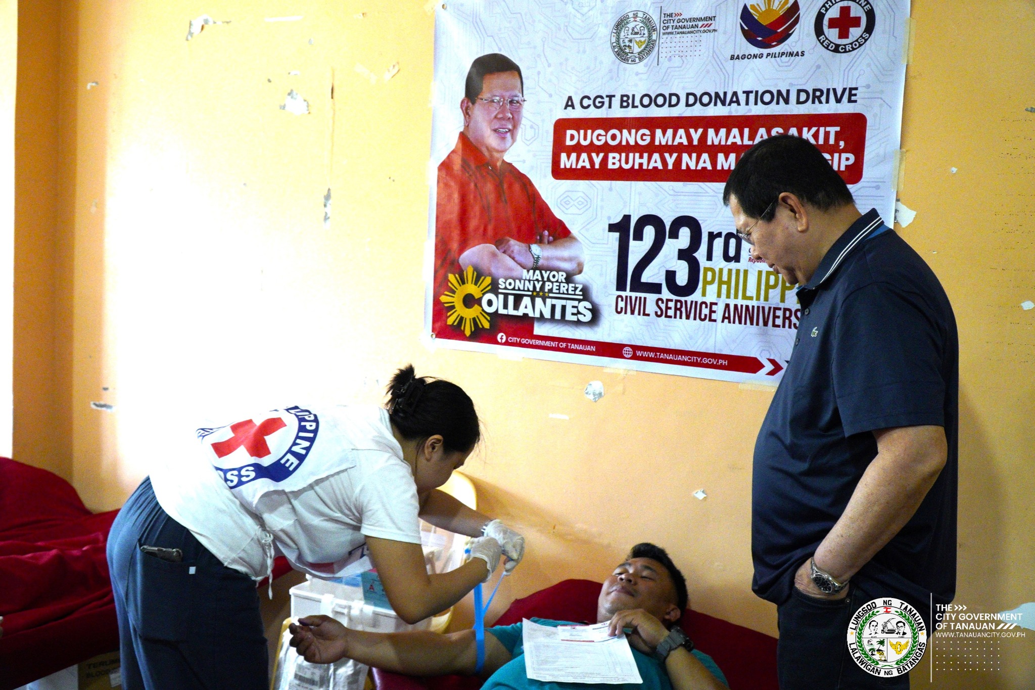 Blood Donation Drive bilang bahagi ng ika- 123rd Philippine Civil Service Anniversary