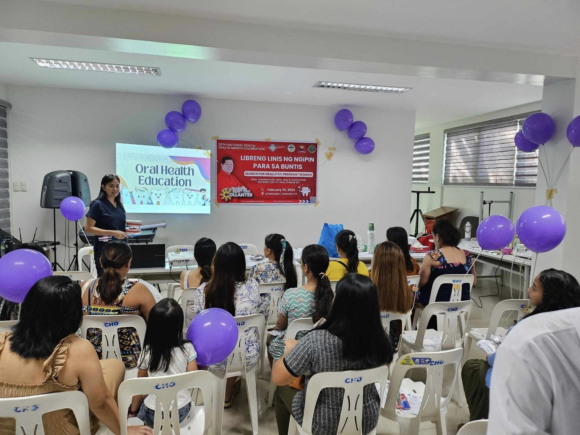 Oral Health Education at Dental Care services, inihatid ng Pamahalaang Lungsod ng Tanauan para sa mga buntis!
