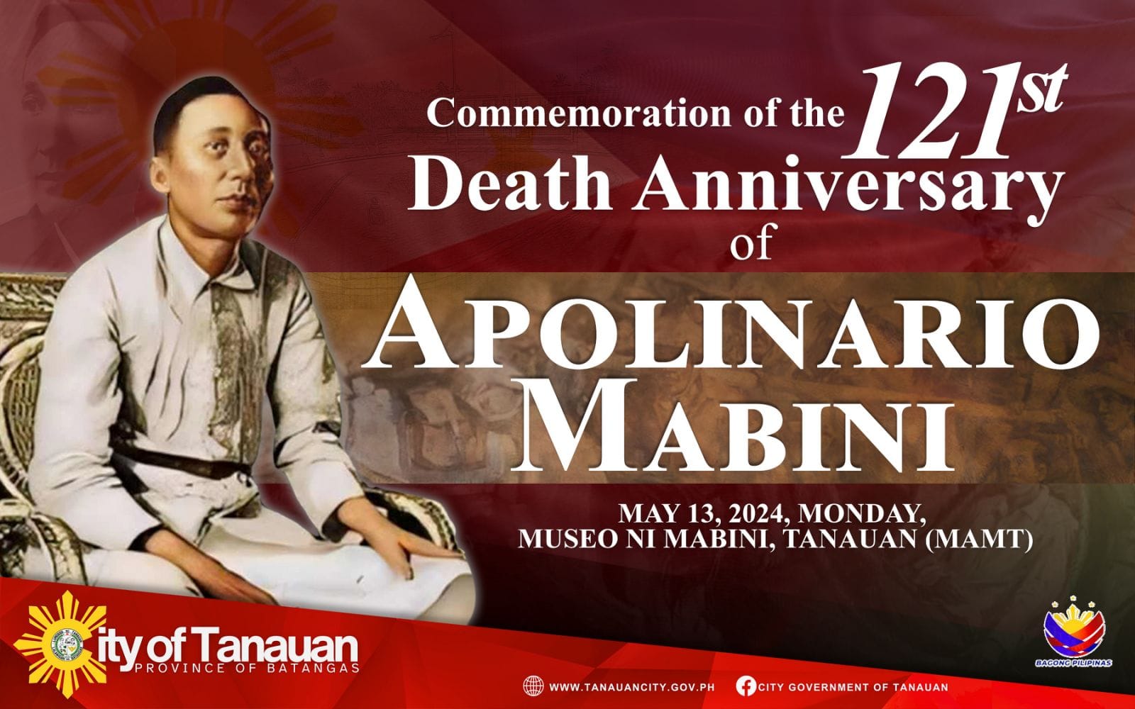 121st Death Anniversary of Apolinario Mabini