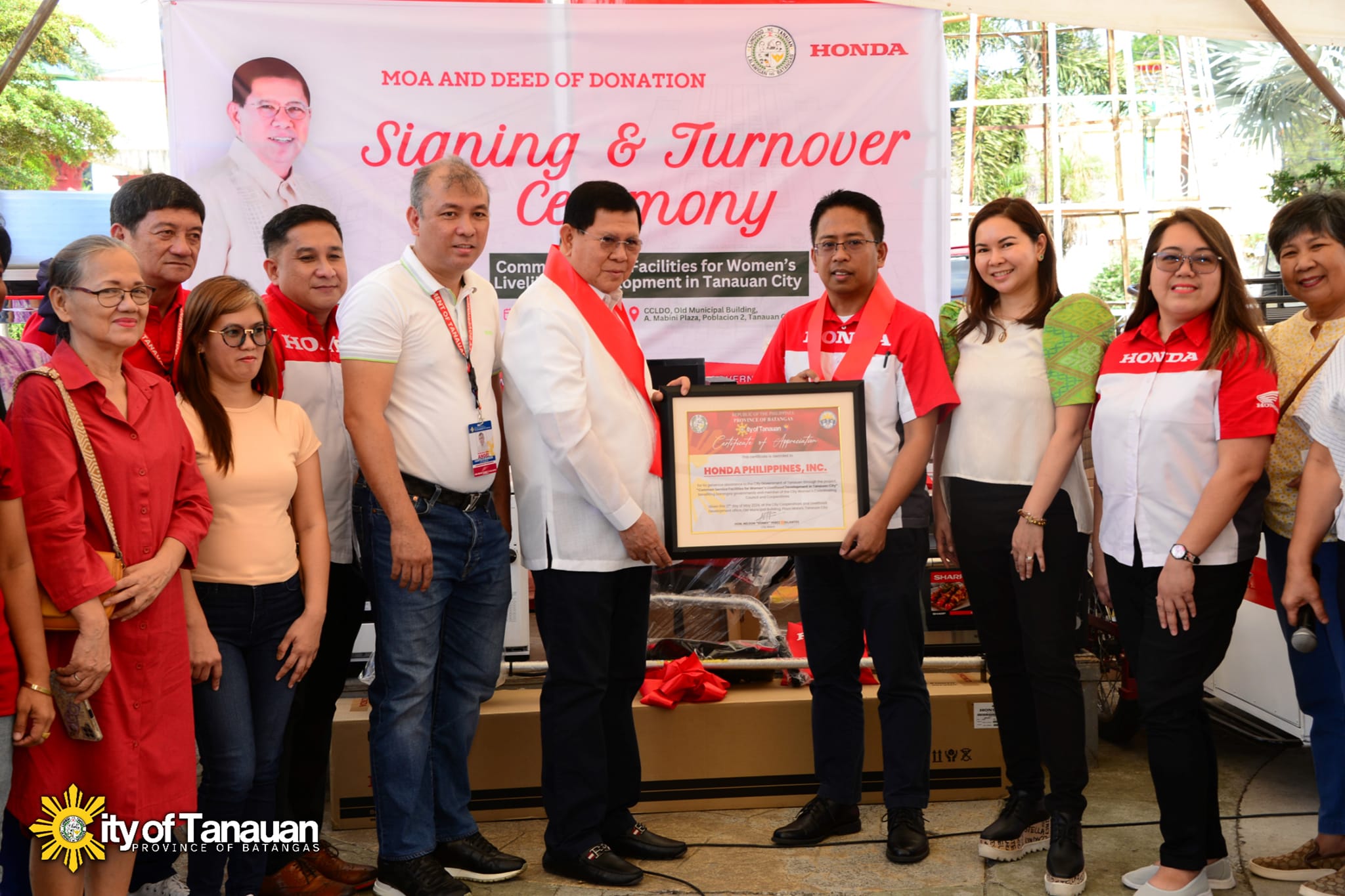 HONDA PHILIPPINES | Naghandog ng Common Service Facilities