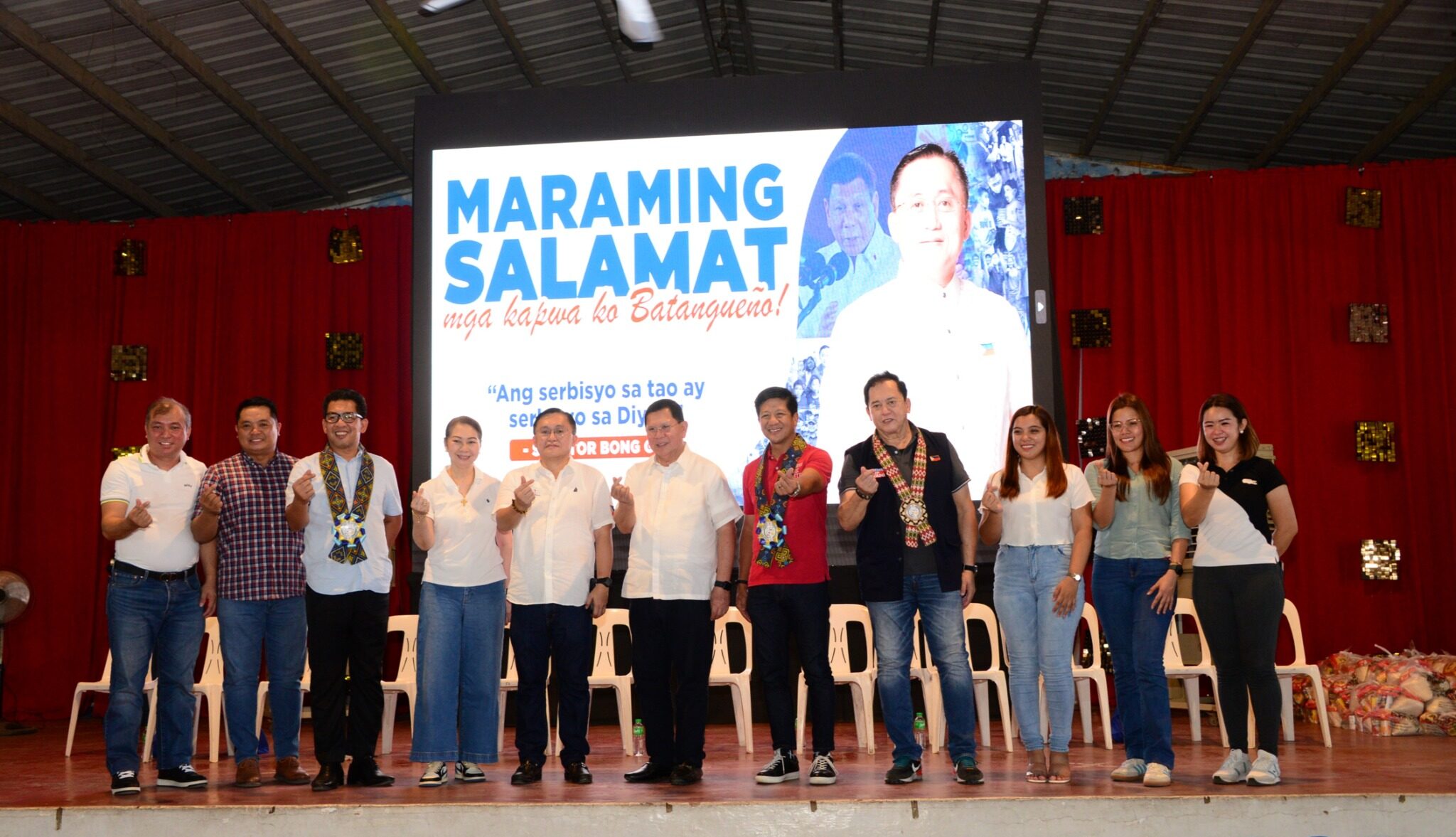 Hatid tulong ni Senator Bong Go para sa Tanaueño