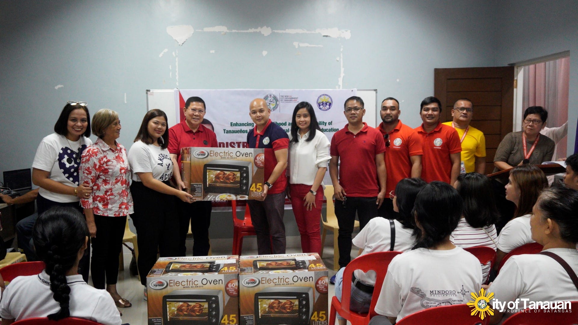 NCII Graduates received Free Electric Oven