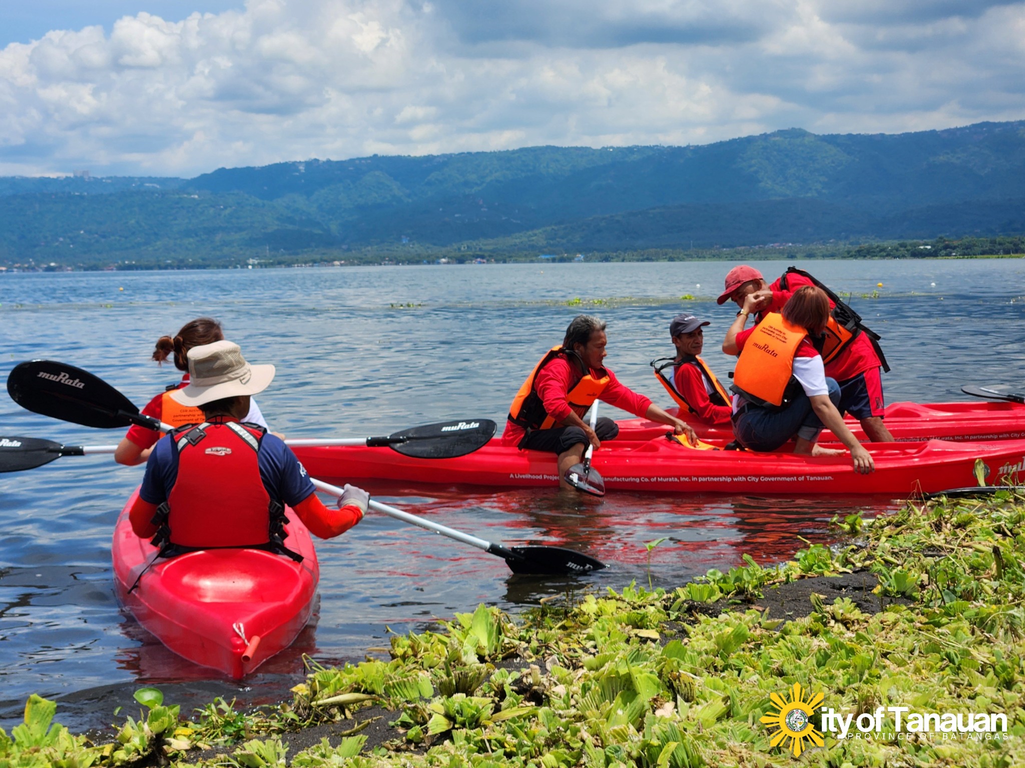 10 Kayak Boat for the 6 lakeshore Barangays