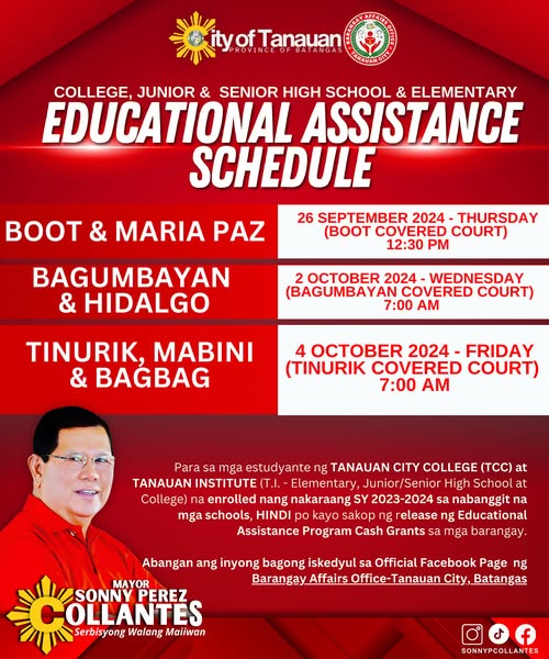 EDUCATIONAL ASSISTANCE DISTRIBUTION!