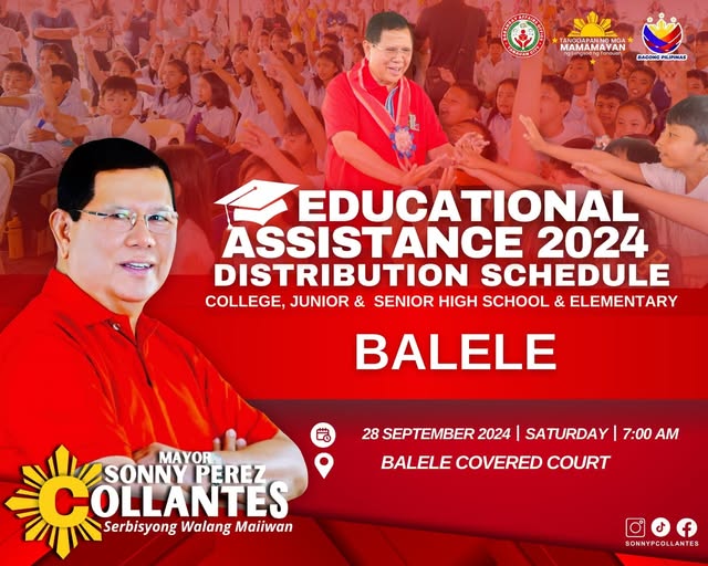 𝐁𝐀𝐋𝐄𝐋𝐄 – 𝐄𝐃𝐔𝐂𝐀𝐓𝐈𝐎𝐍𝐀𝐋 𝐀𝐒𝐒𝐈𝐒𝐓𝐀𝐍𝐂𝐄 𝐃𝐈𝐒𝐓𝐑𝐈𝐁𝐔𝐓𝐈𝐎𝐍 𝐒𝐂𝐇𝐄𝐃𝐔𝐋𝐄