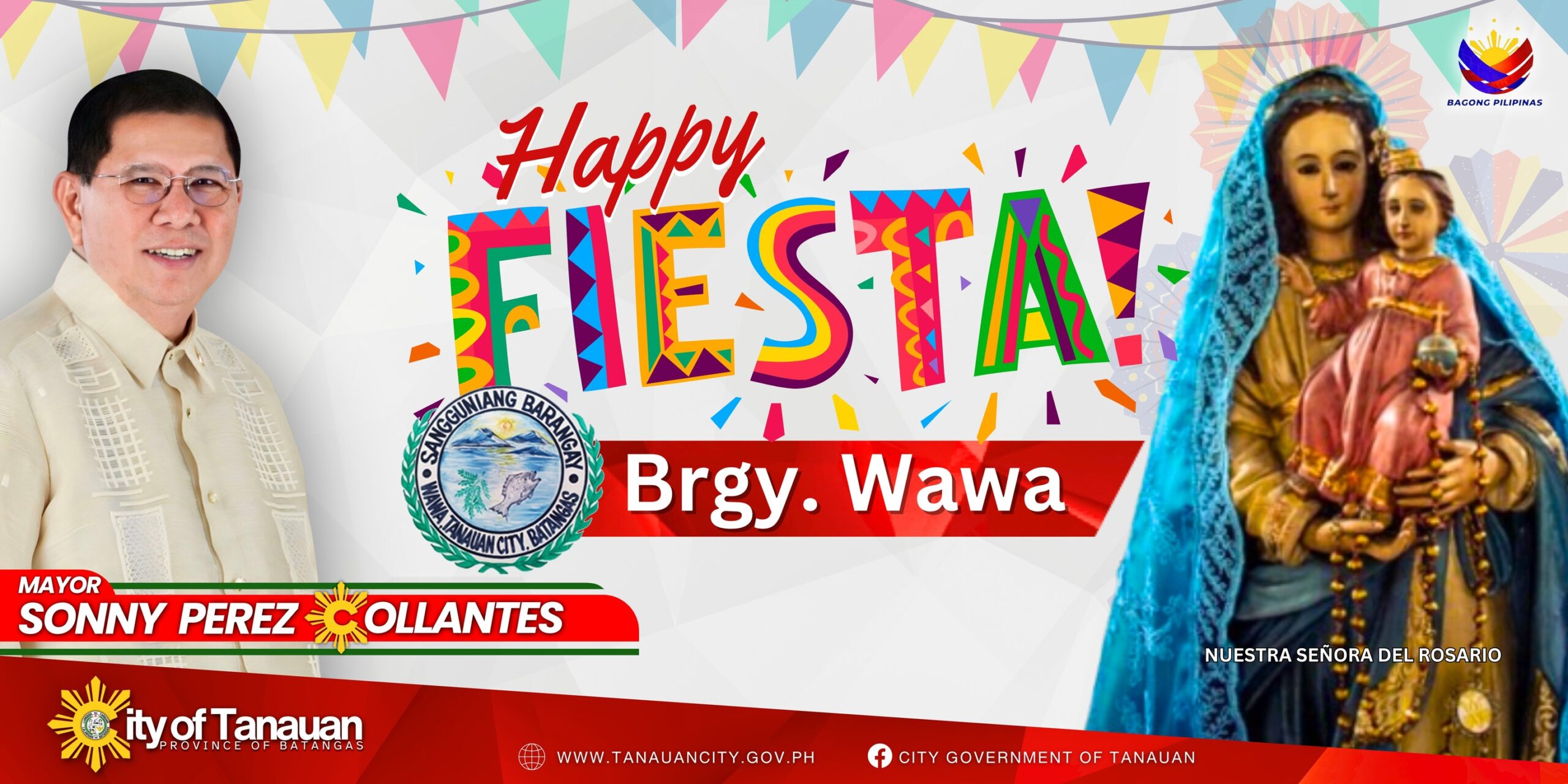 Kapistahan ni Nuestra Señora del Rosario na ginugunita sa Brgy. Wawa at Janopol Occidental!