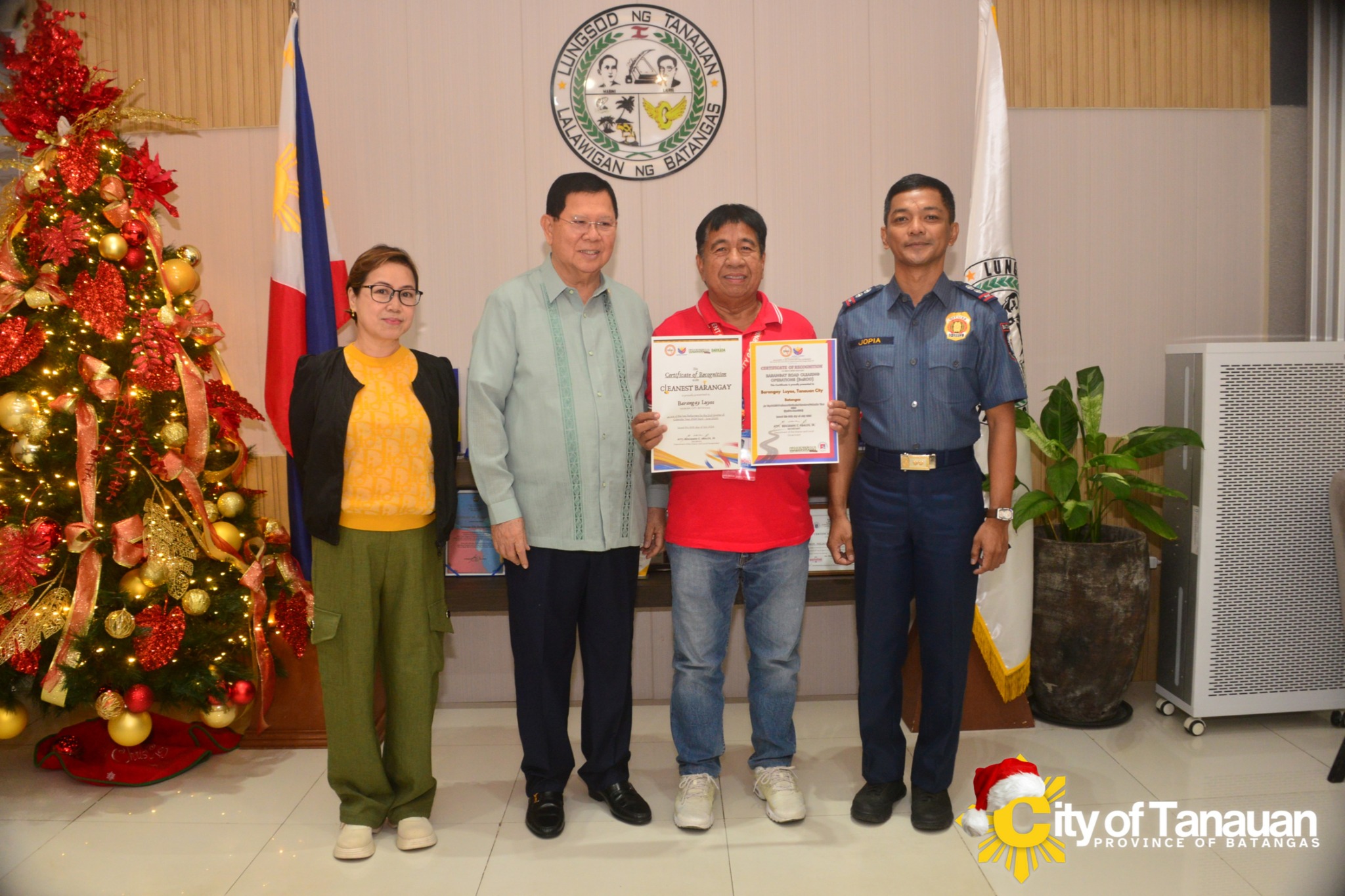 Barangay Luyos, kinilala bilang isa sa mga Cleanest Barangay