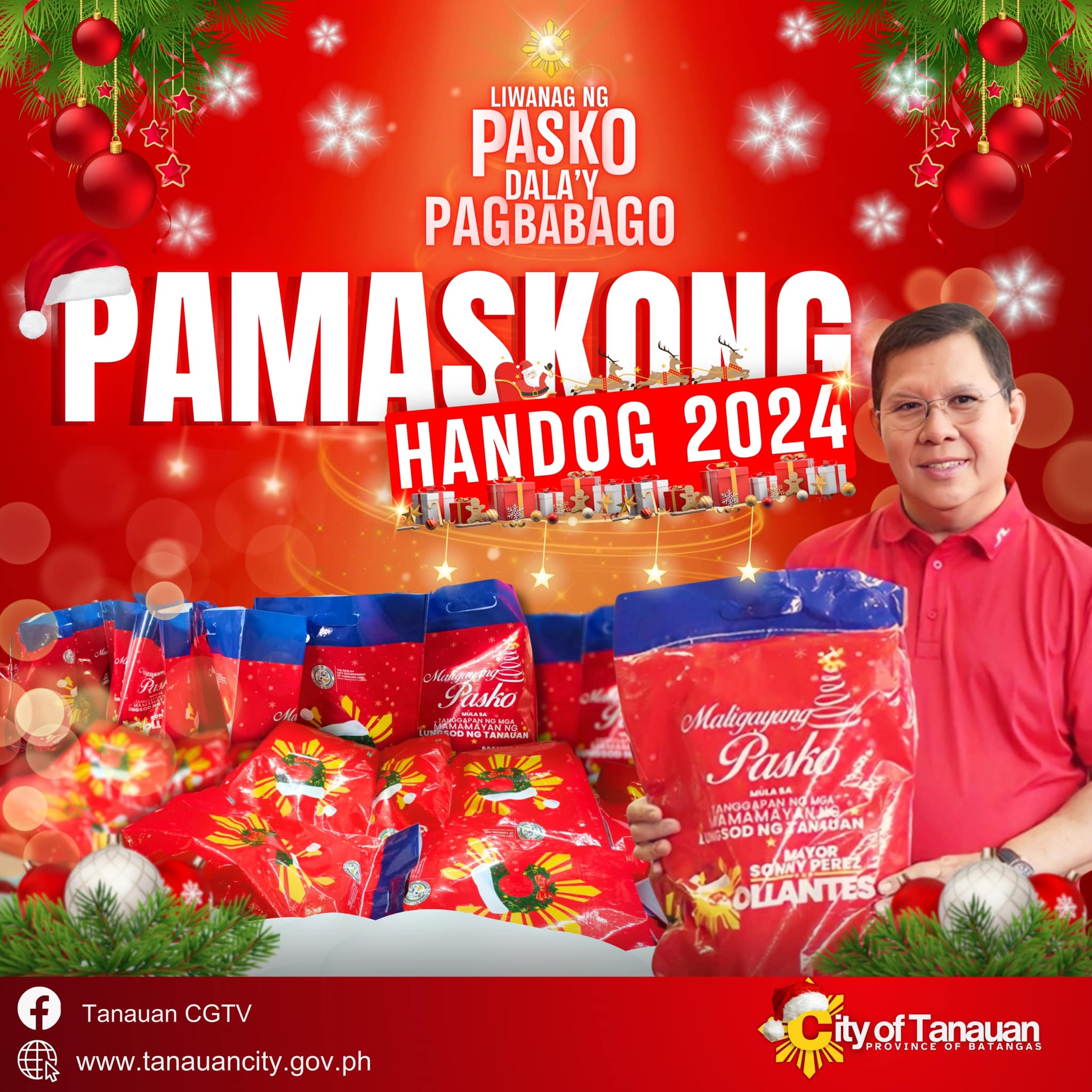 PAMASKONG HANDOG 2024 Distribution Schedule